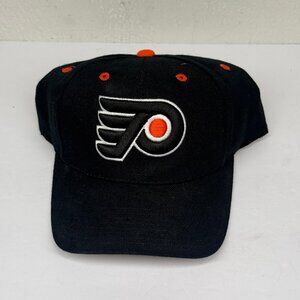 Philadelphia Flyers Hat Cap NHL Puma Logo Black Adjustable One Size